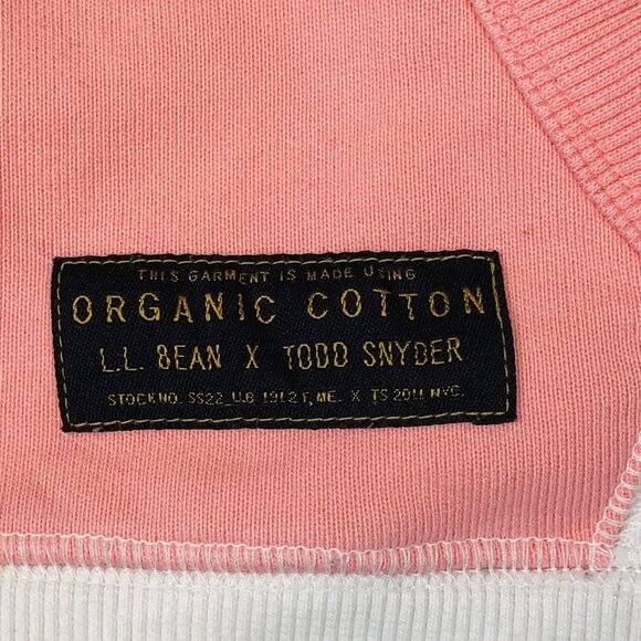 LL Bean x Todd Snyder Raglan Organic French Terry Hoodie Maine Size Medium - Picture 4 of 9